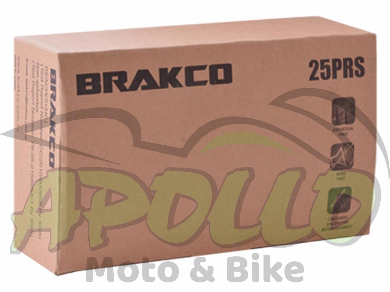 BİSİKLET V BRAKE FREN PABUCU [70 mm] [KUTU / 25 ÇİFT] BRAKCO TAIWAN