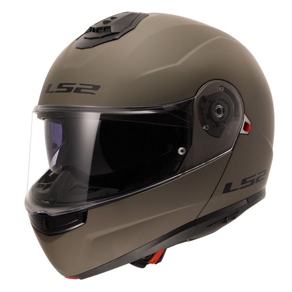 LS2 STROBE 2 MAT KUM ÇENE AÇILIR KASK
