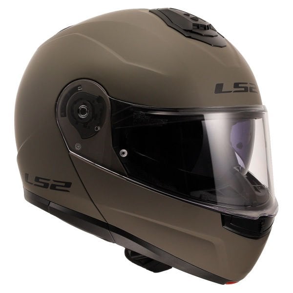 LS2 STROBE 2 MAT KUM ÇENE AÇILIR KASK