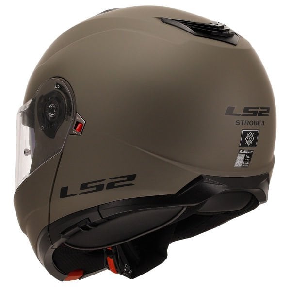 LS2 STROBE 2 MAT KUM ÇENE AÇILIR KASK