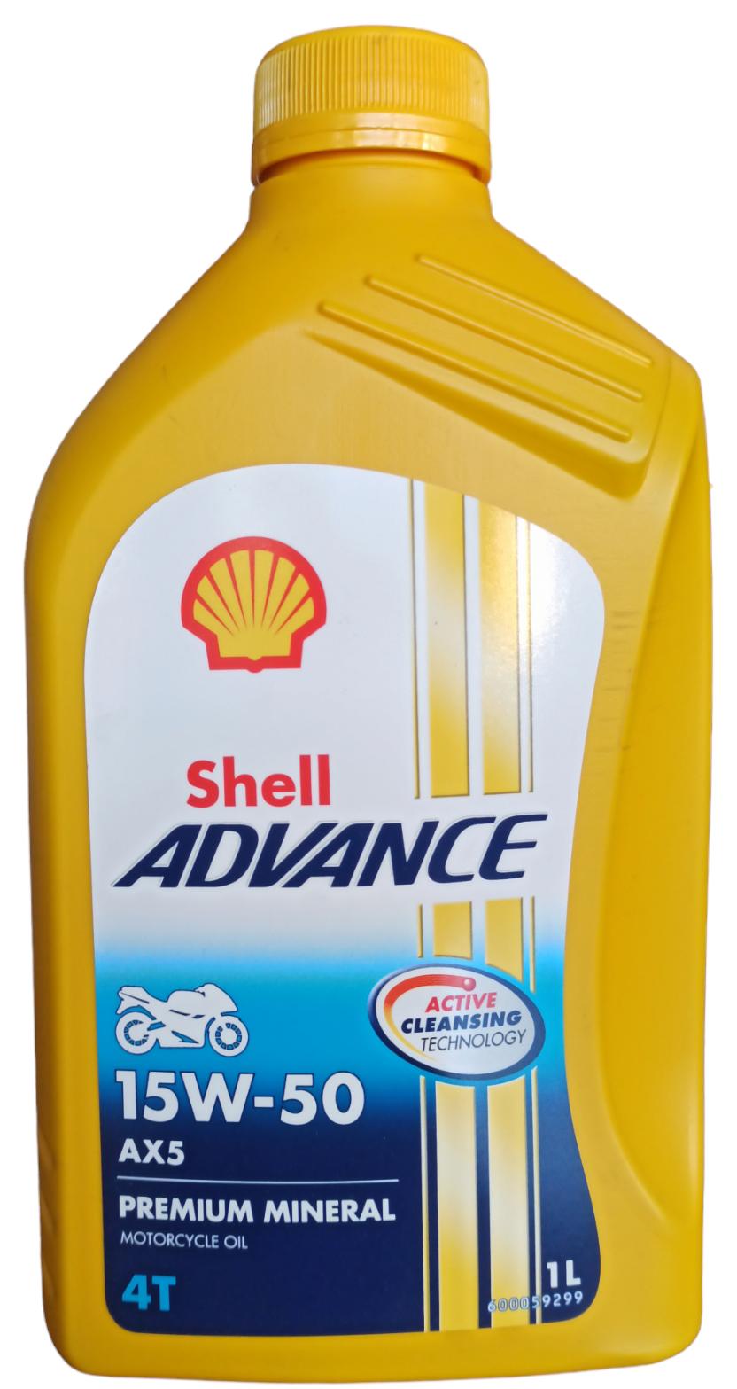 SHELL ADVANCE 15 W - 50 YAĞ 1 LİTRE