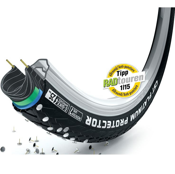 700 x 35 ( 28 x 1 5/8 - 1 3/8) DIŞ LASTİK CST ZIRHLI C1920 PLATINUM PROTECTOR