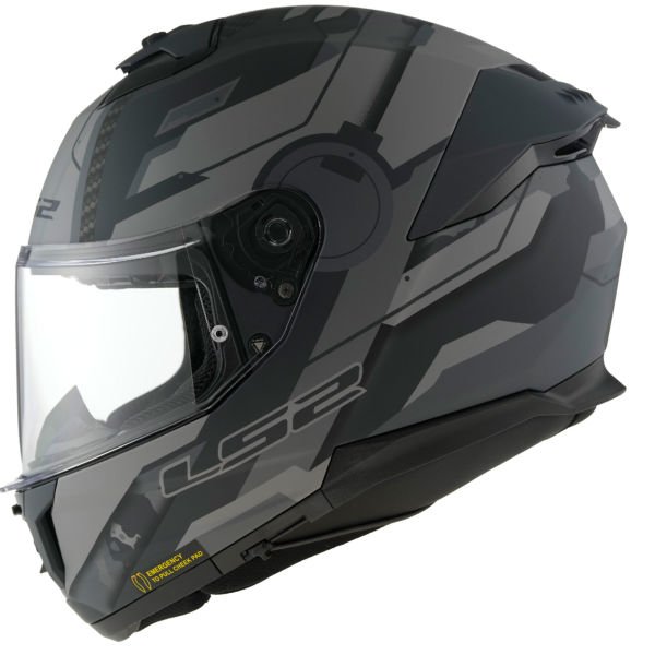 LS2 STREAM 2 SHADOW MAT TITANIUM-GRİ KAPALI KASK