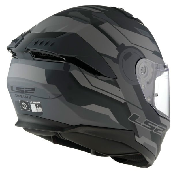 LS2 STREAM 2 SHADOW MAT TITANIUM-GRİ KAPALI KASK