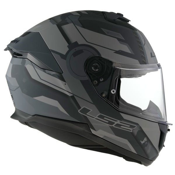 LS2 STREAM 2 SHADOW MAT TITANIUM-GRİ KAPALI KASK