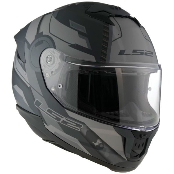 LS2 STREAM 2 SHADOW MAT TITANIUM-GRİ KAPALI KASK