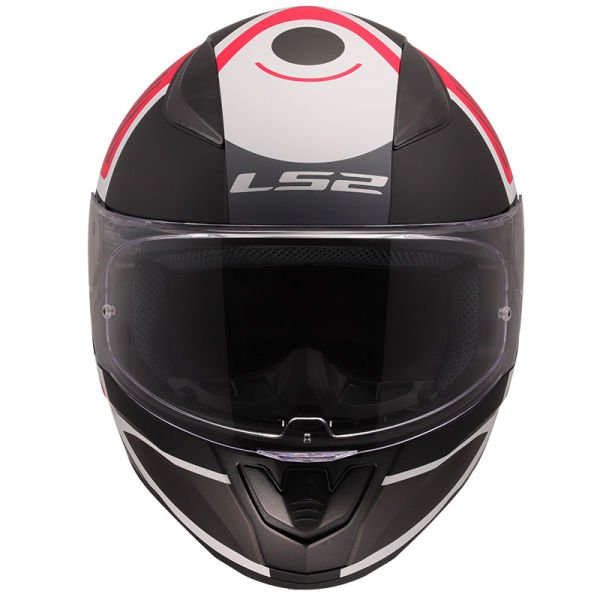 LS2 RAPID 2 GRID MAT BEYAZ-KIRMIZI KAPALI KASK