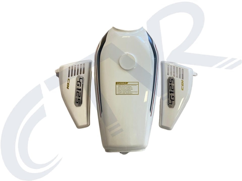 CG BENZİN DEPO BEYAZ OEM KALİTE + YAN KAPAK