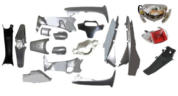 CUP 100 CC KAPORTA SETİ ÇELİK FAR - STOP DAHİL