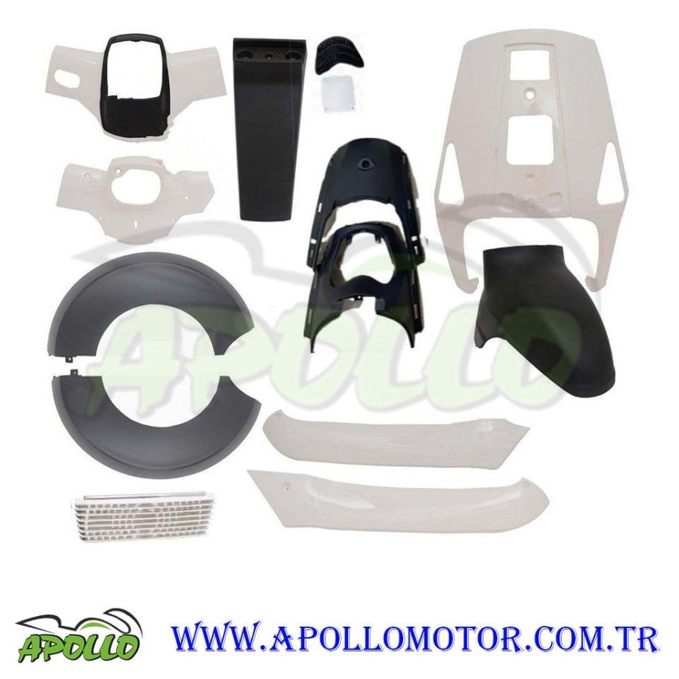 MONDIAL REVİVAL 50 KAPORTA SETİ SİYAH KALİTE