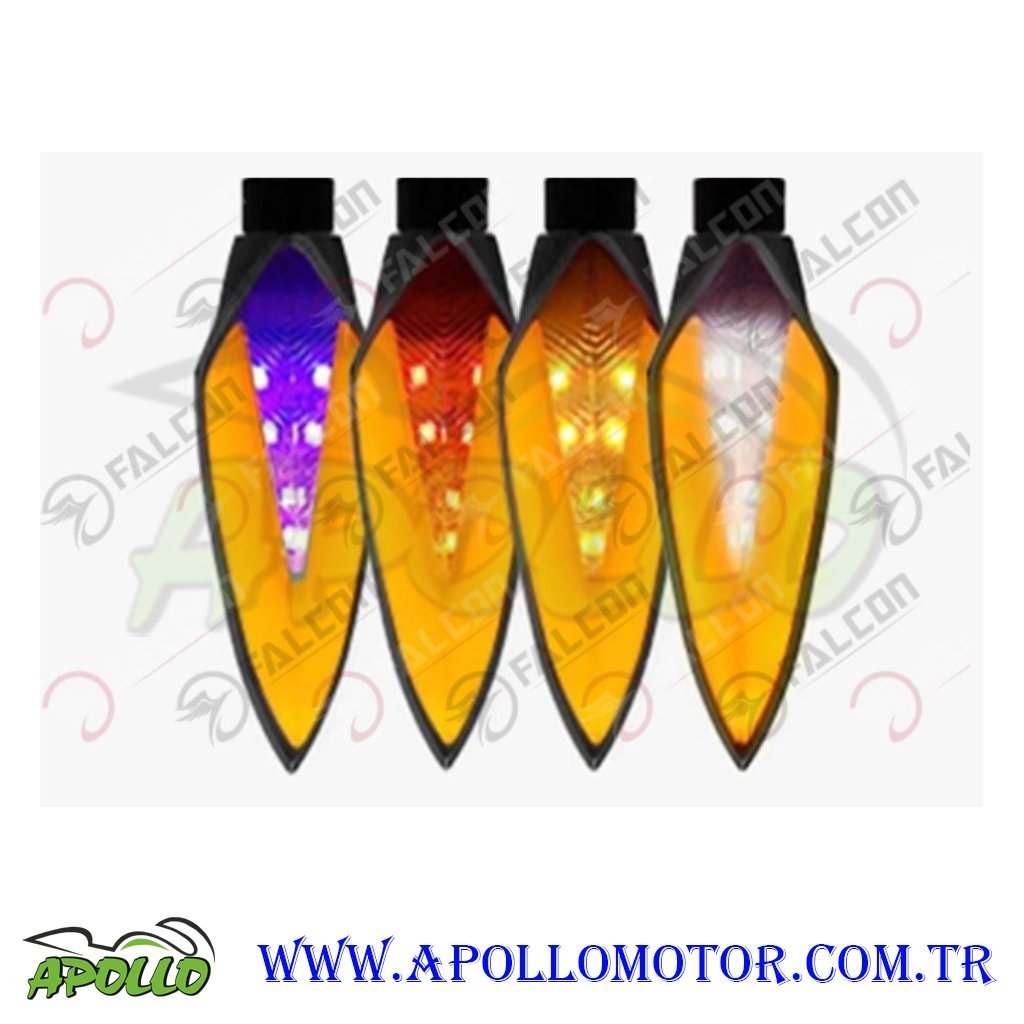 LED SİNYAL DAMLA MODEL (SARI) KAYAR