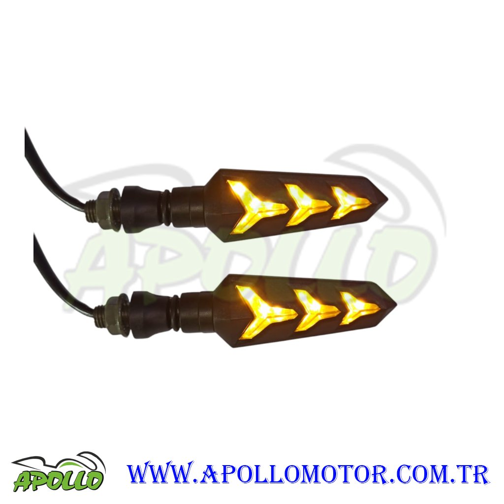 LED SİNYAL Y MODEL (SARI) KAYAR