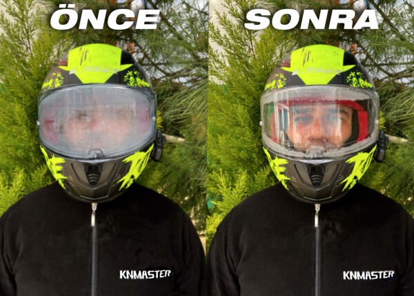 Motosiklet Pinlock Kask Vizörü Buğu Buhar Önleyici Film (KASK DEĞİLDİR)
