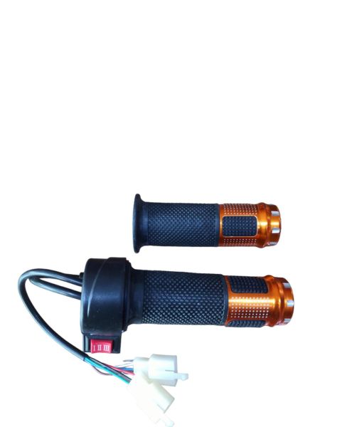 3 VİTESLİ KADEMELİ E-BİKE GAZ KOLU 6 KABLO - RENKLİ