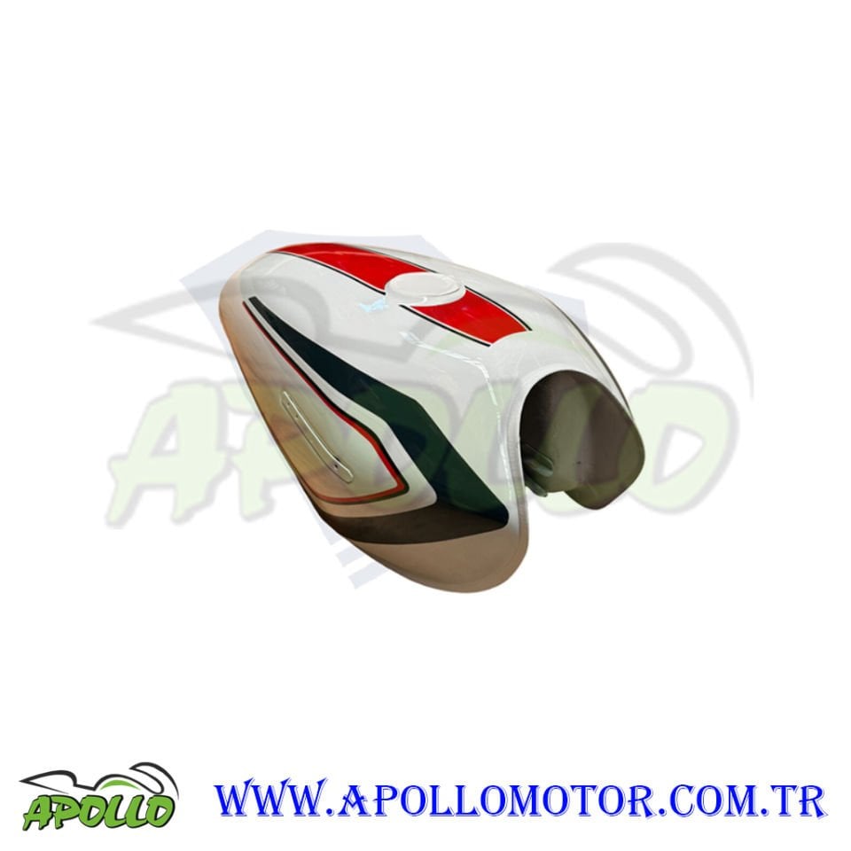 KUBA ÇİTA CG 125 ŞERİTLİ BENZİN DEPO BEYAZ OEM KALİTE