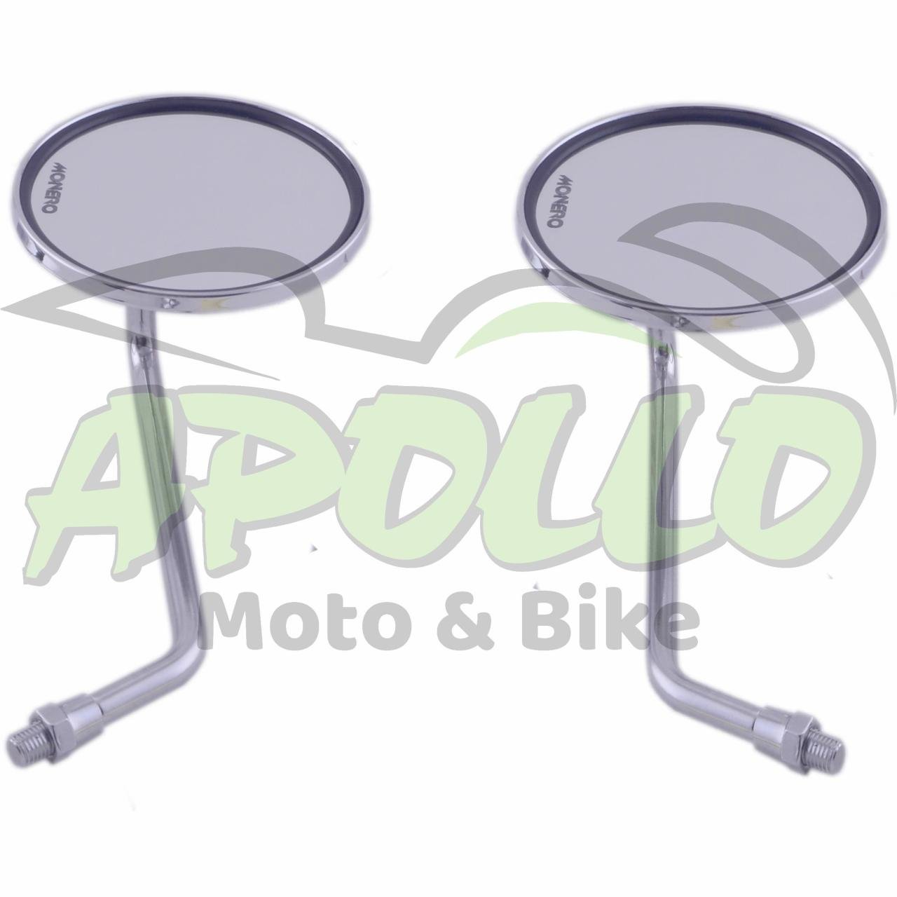 MOTOSİKLET AYNA KROM 8 mm YUVARLAK