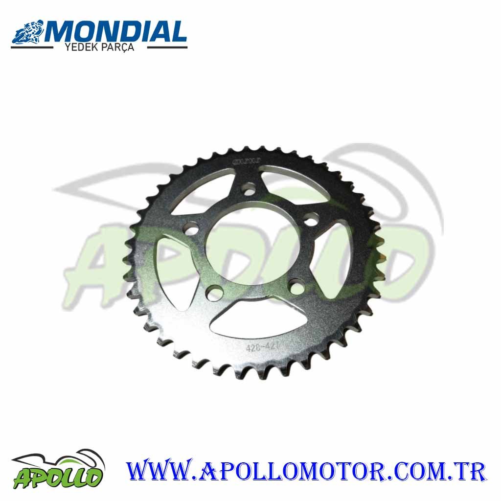 ARKA ZINCIR DIŞLISI 42 T MONDIAL DRİFT L 125 - KD-F - KDE5 ORJ.