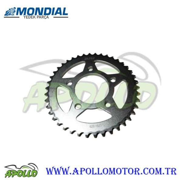 ARKA ZINCIR DIŞLISI 42 T MONDIAL DRİFT L 125 - KD-F - KDE5 ORJ.