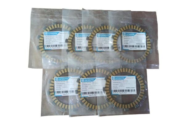 CF MOTO - 250 NK DEBRİYAJ BALATA 7 Lİ SET 12TIRNAK (2023 ÖNCESİ) 95-120-134