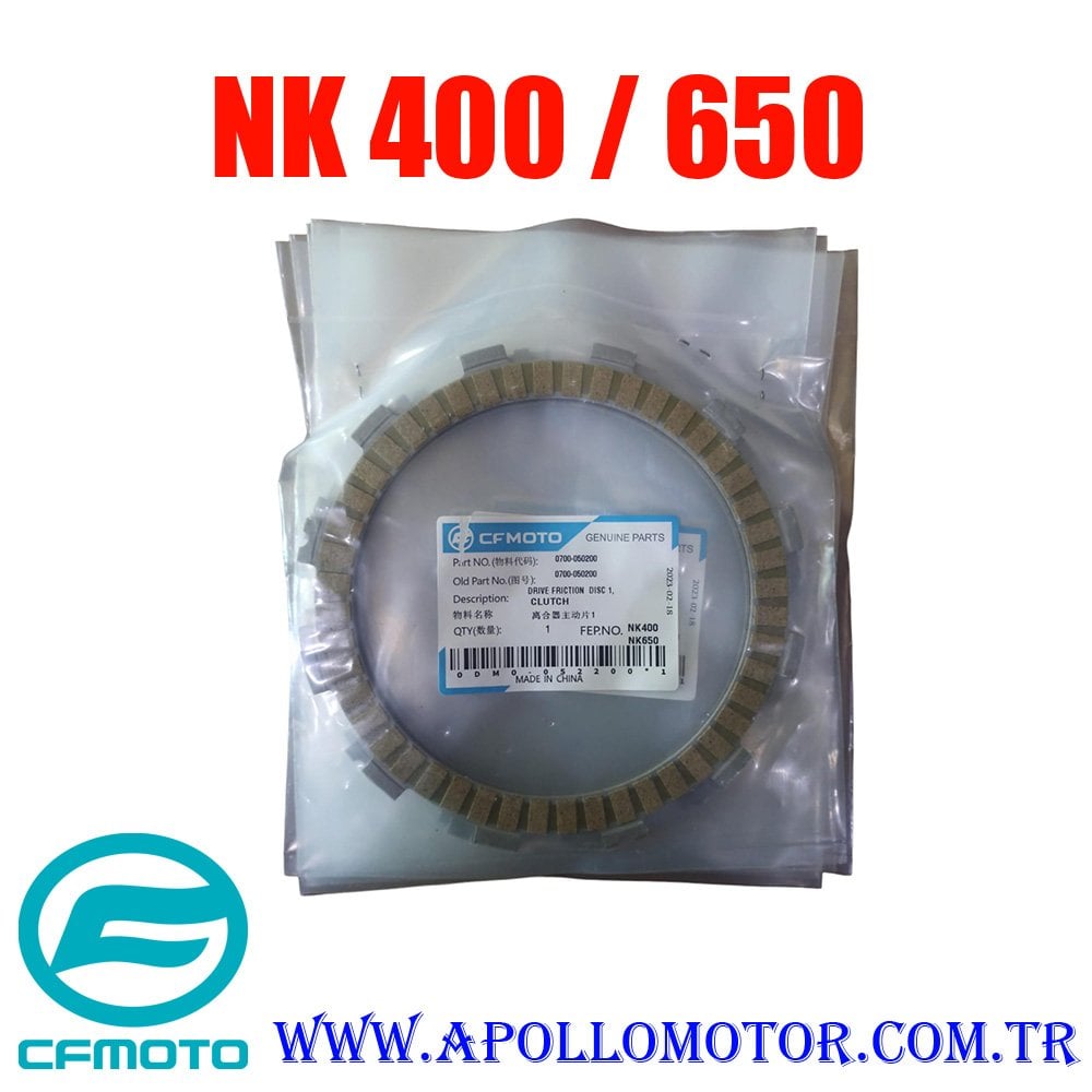 DEBRİYAJ BALATA TAKIMI 7'Lİ CF MOTO NK 400 / 650