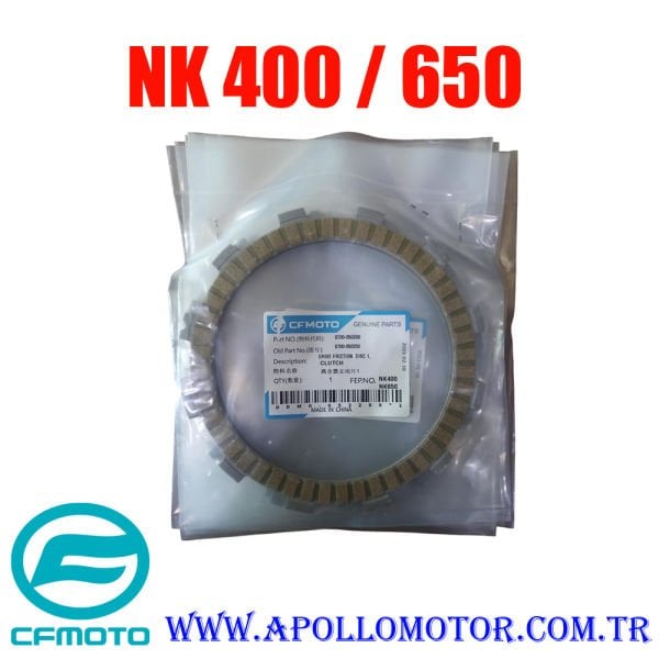 DEBRİYAJ BALATA TAKIMI 7'Lİ CF MOTO NK 400 / 650