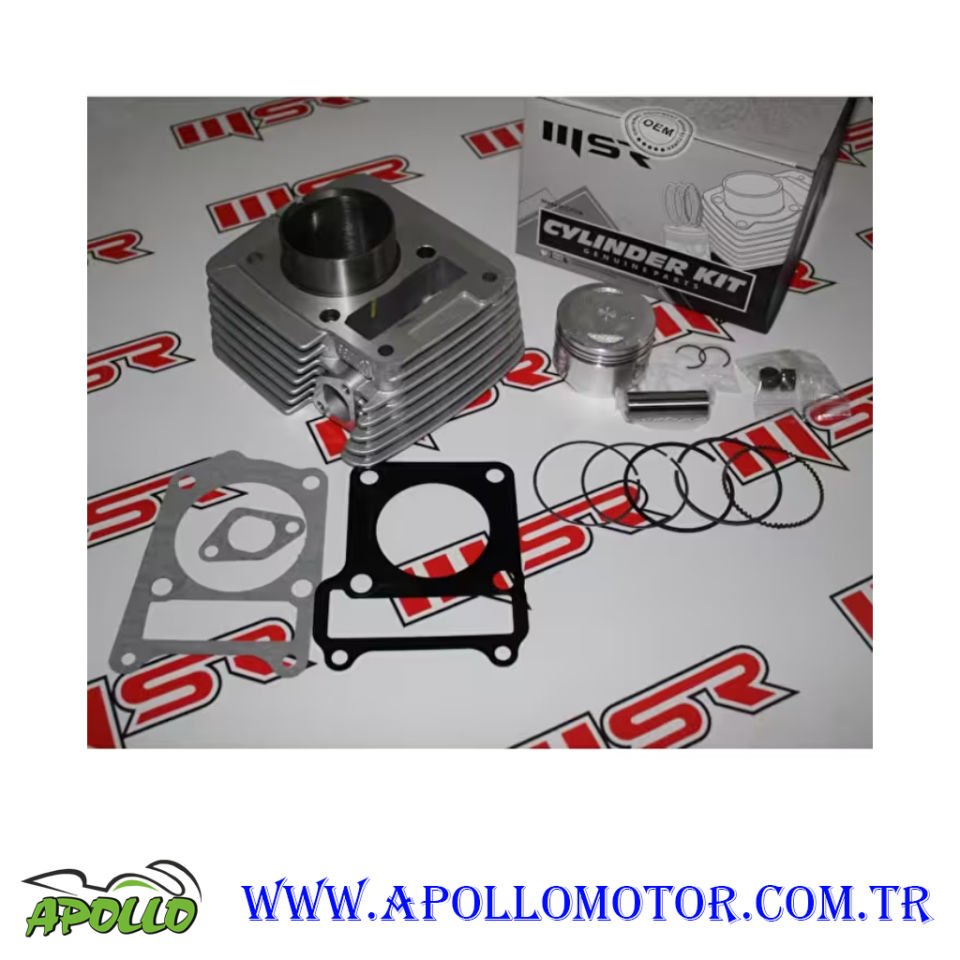 YAMAHA YBR 125 SİLİNDİR SET KOMPLE 125 cc - MSR RİK SEGMANLI