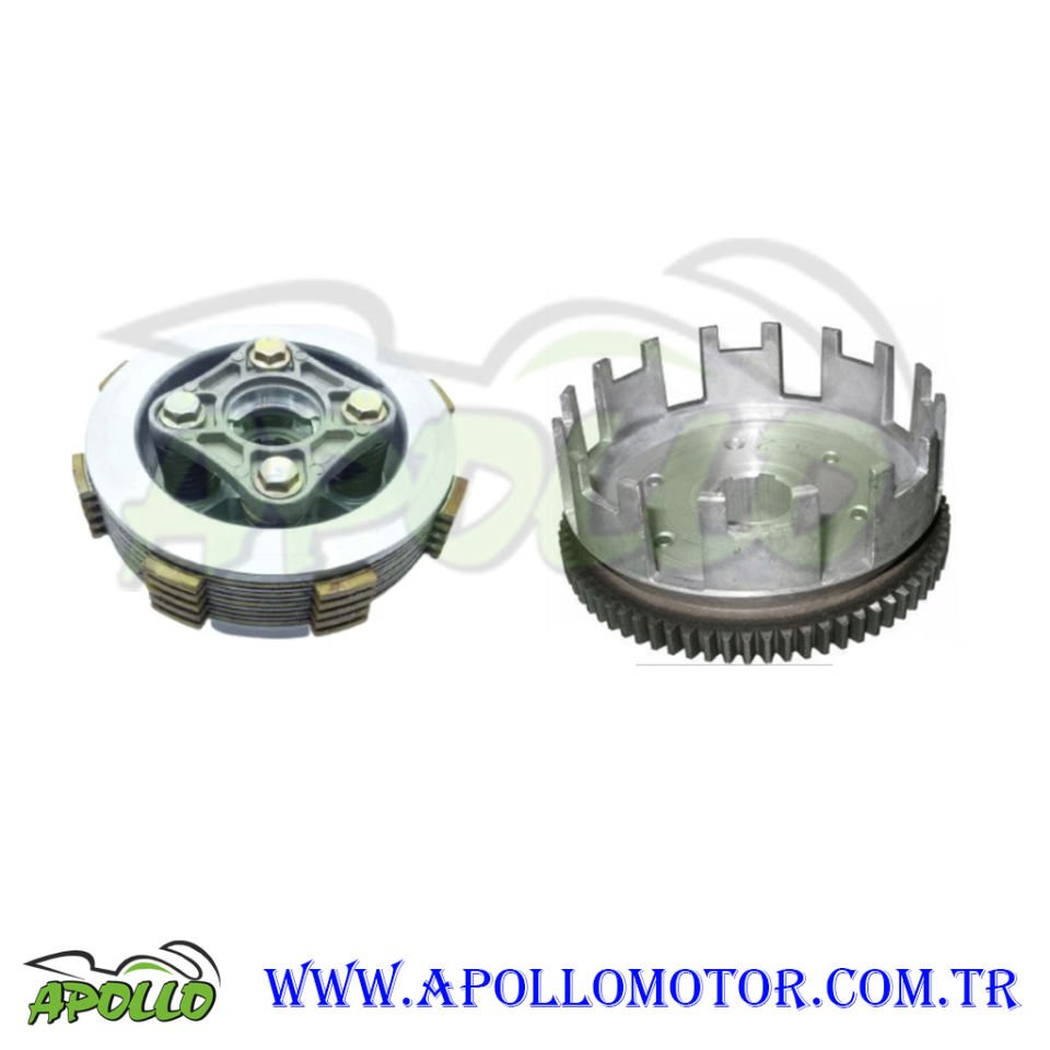 CG 125 DEBRİYAJ KOMPLE 4 VİDA + TAS