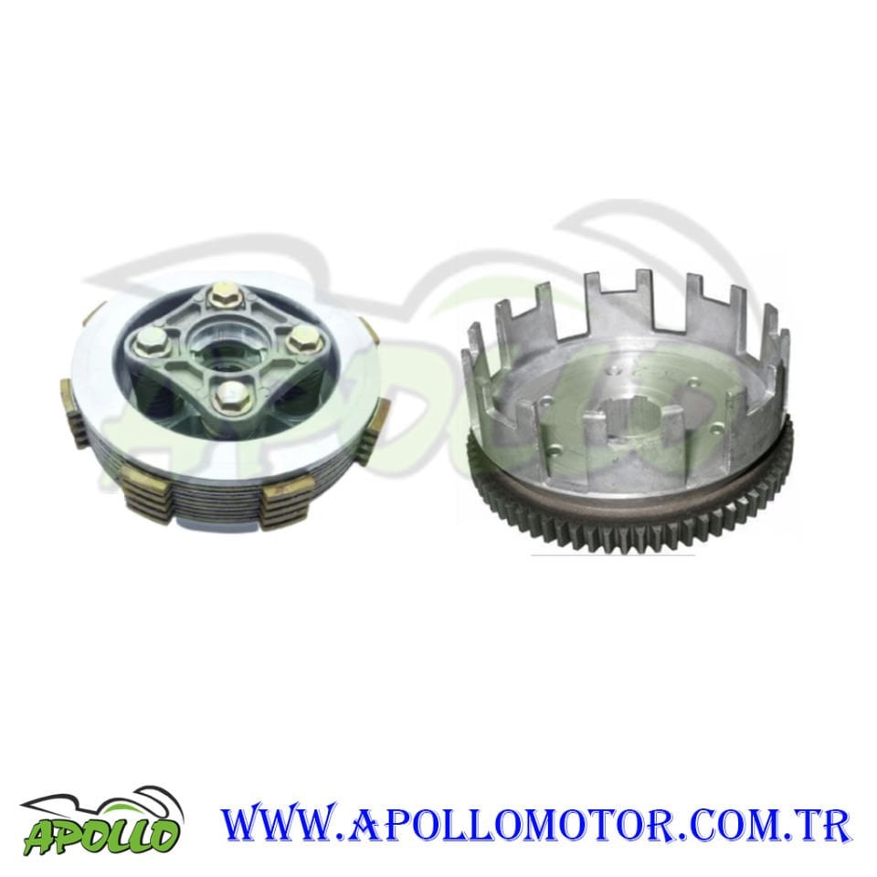 CG 125 DEBRİYAJ KOMPLE 4 VİDA + TAS