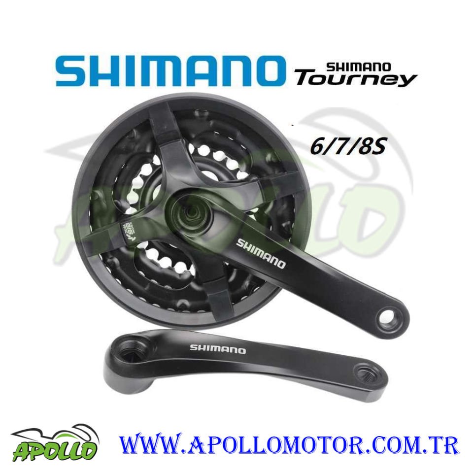 SHİMANO FC-TY301 AYNAKOL SİYAH  175 mm 48/38/28T