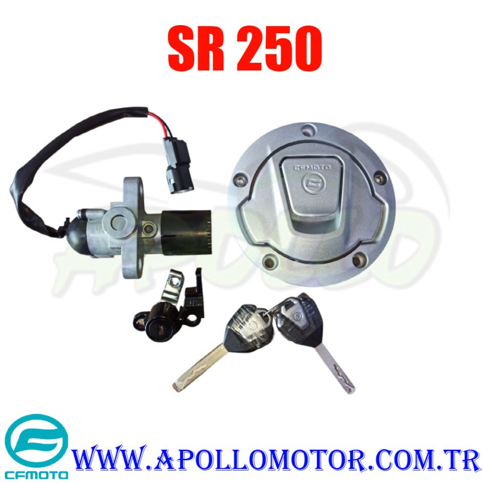 KONTAK KİLİT SETİ CF MOTO SR 250 E5 - ORİJİNAL