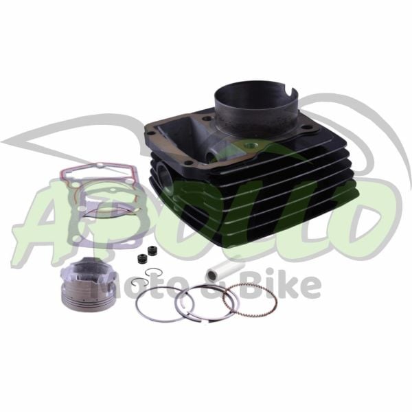 CG 150 cc SİLİNDİR -PİSTON SET Q 65,5 mm 13 PERNO SİYAH 69 MM