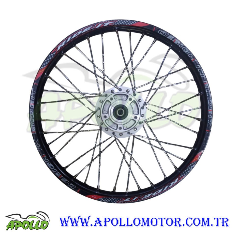 CG 17 - 19 RİDE İT JANT TAKIMI (ÖN DİSK - ARKA KAMPANA) NİKEL BURGULU TEL