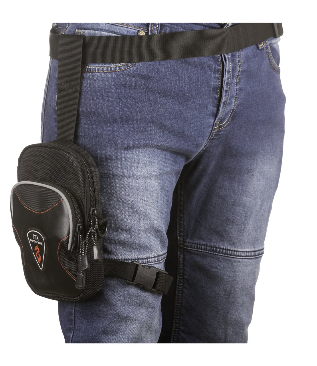 TEX 45 CHOPPER LEG BAG Bacak Çantası DERİ
