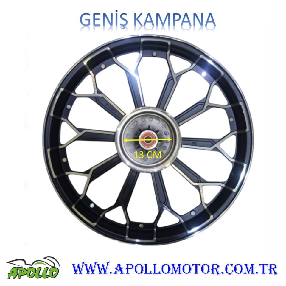 CG 18 - 18 MODİFİYE JANT TAKIMI (ÖN DİSK - ARKA GENİŞ KAMPANA) SİYAH
