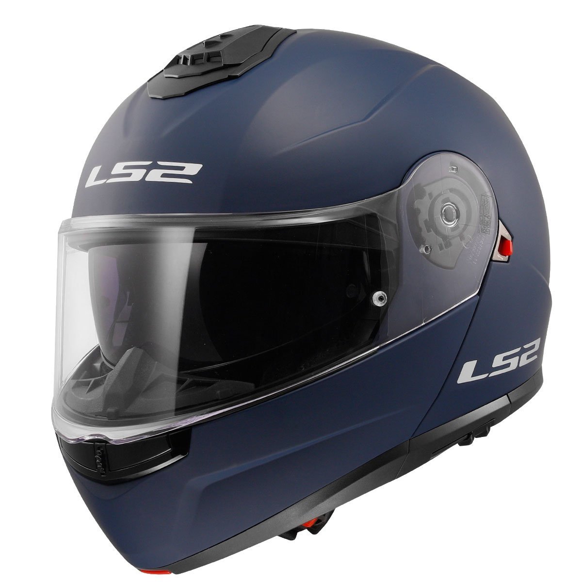 LS2 STROBE 2 MAT NAVY MAVİ ÇENE AÇILIR KASK