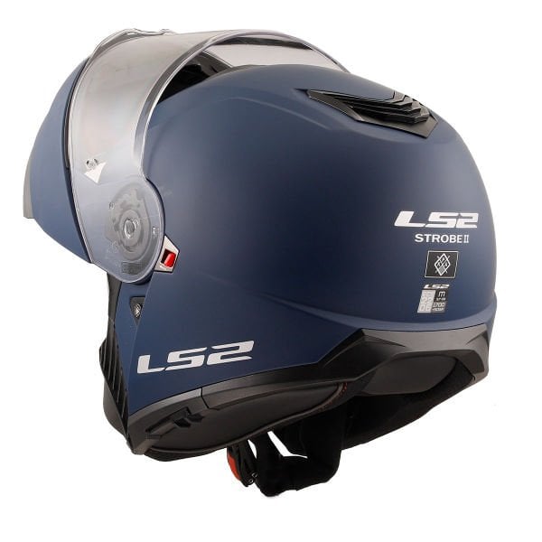 LS2 STROBE 2 MAT NAVY MAVİ ÇENE AÇILIR KASK