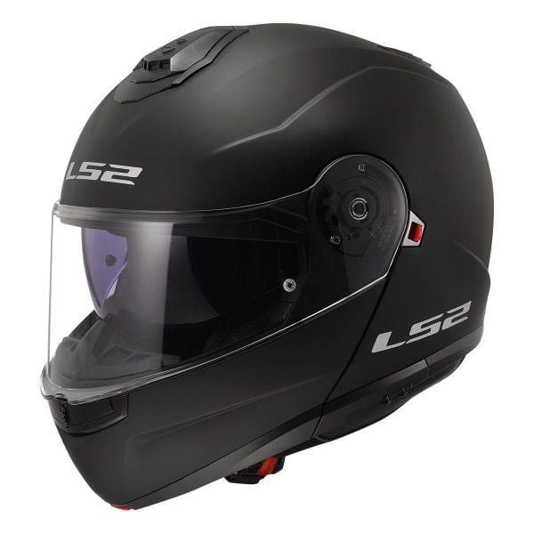 LS2 STROBE 2 MAT SİYAH ÇENE AÇILIR KASK