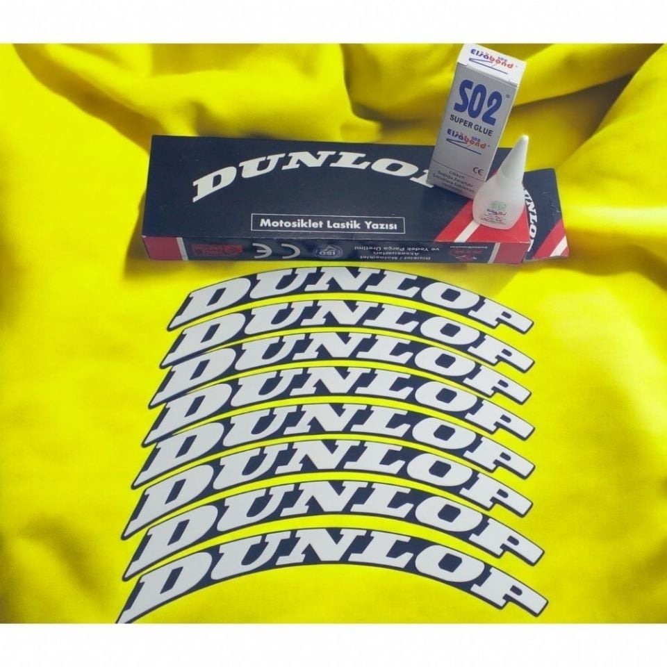 LASTİK KENAR YAZISI DUNLOP