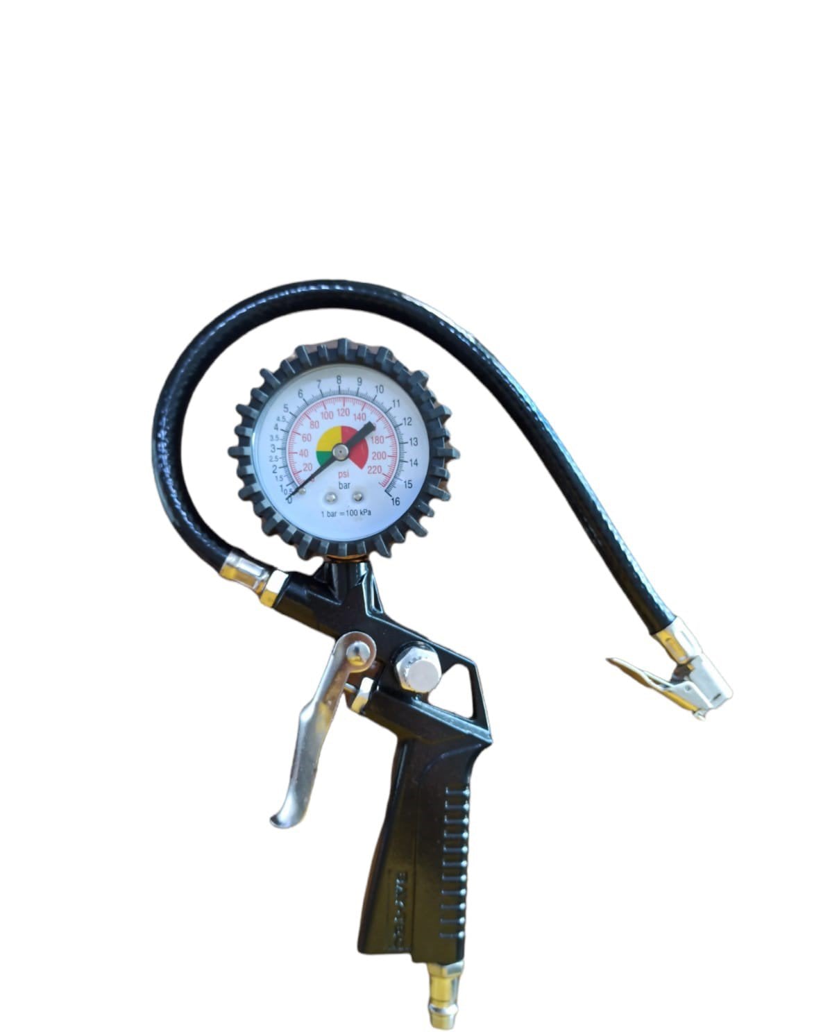BAY-TEC Basınç Gösterge Saatli Lastik Şişirme Tabancası Hava Saati