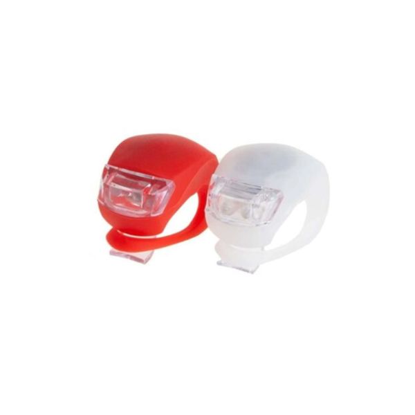 BİSİKLET JY-267-2 SİLİKON ÖN + ARKA FAR SETİ