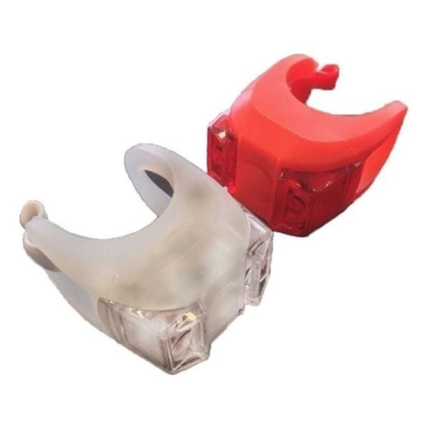BİSİKLET JY-267-6 SİLİKON ÖN + ARKA FAR SETİ