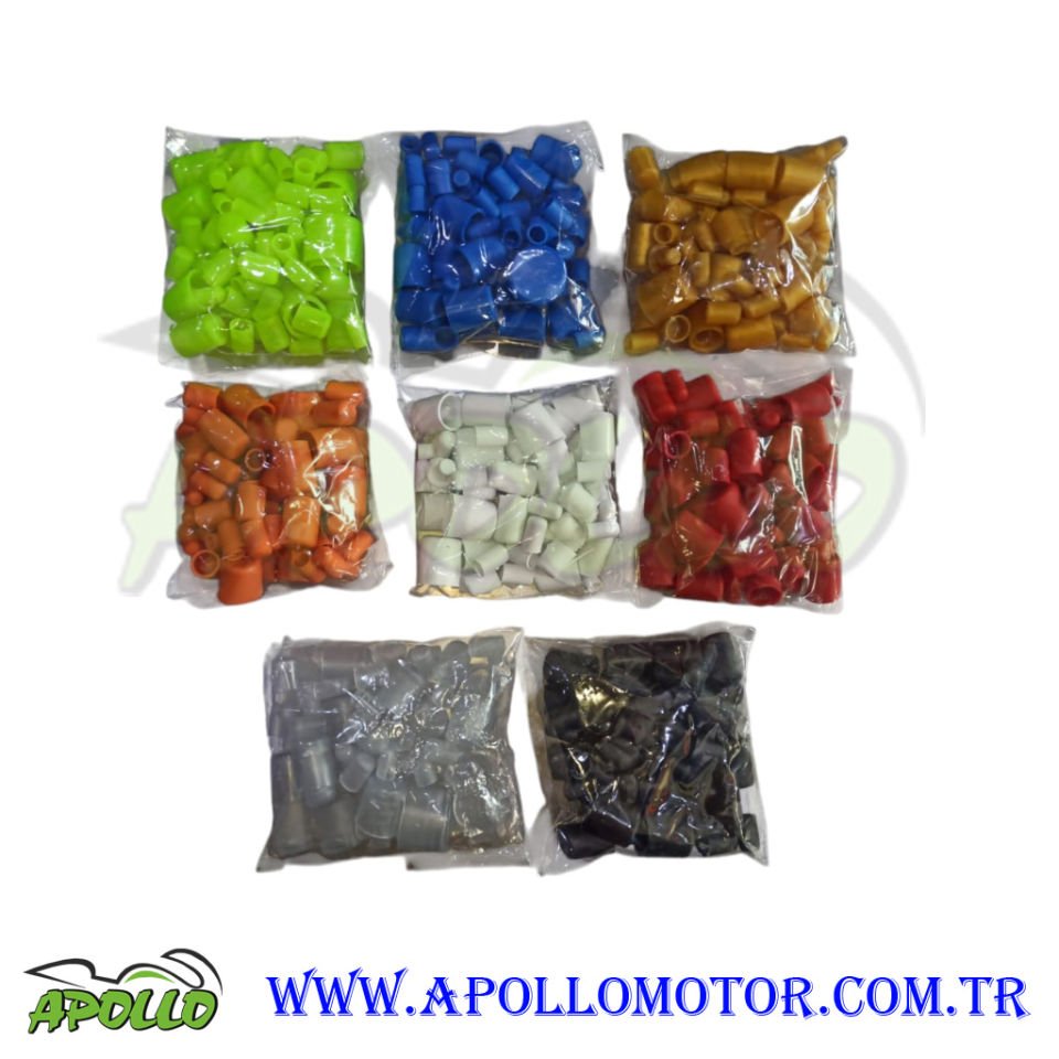 RENKLİ VİDA KAPAĞI TAPA AKSESUAR (PAKET / 80 PARÇA) MAVİ