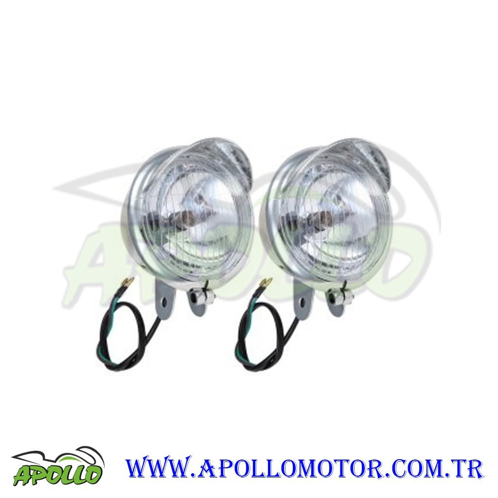 Chopper Ön Sis Farı Nikel Takım Oem TAKIM (2 ADET)