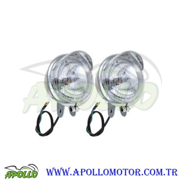 Chopper Ön Sis Farı Nikel Takım Oem TAKIM (2 ADET)