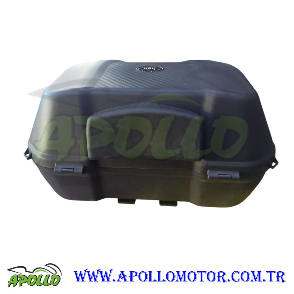 MOTOR ÇANTASI 52 LİTRE TİEN - SIRT DAYAMALI SİYAH
