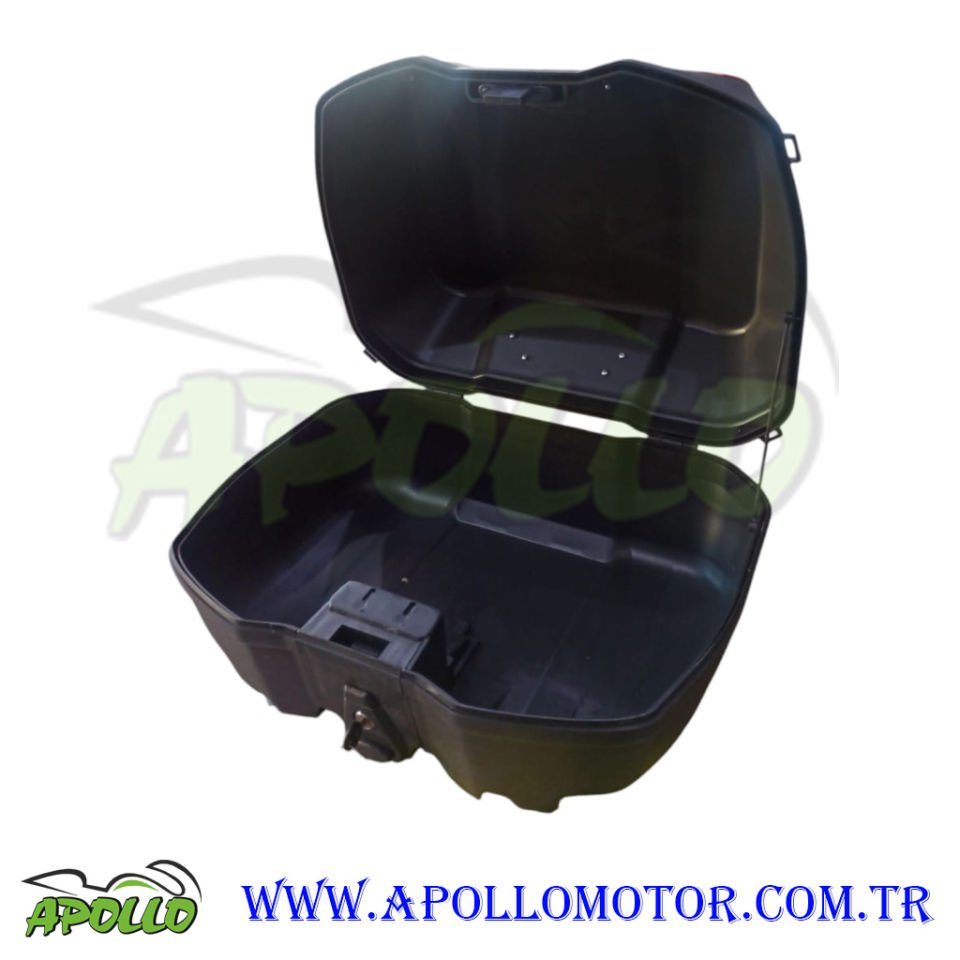MOTOR ÇANTASI 52 LİTRE TİEN - SIRT DAYAMALI SİYAH