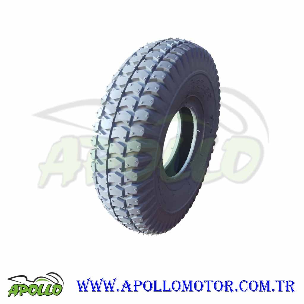 3.00-4 DURO DIŞ LASTİK AKÜLÜ ve ENGELLİ GRİ 4002