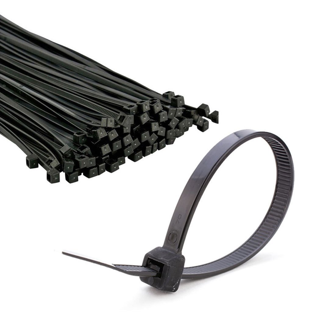 CIRT KELEPÇE UZUN 3,6 X 300 SİYAH (100 ADET)
