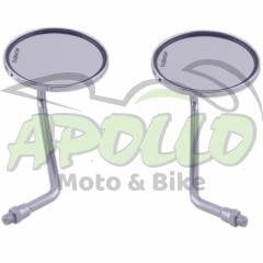 MOTOSİKLET AYNA KROM 10 mm YUVARLAK
