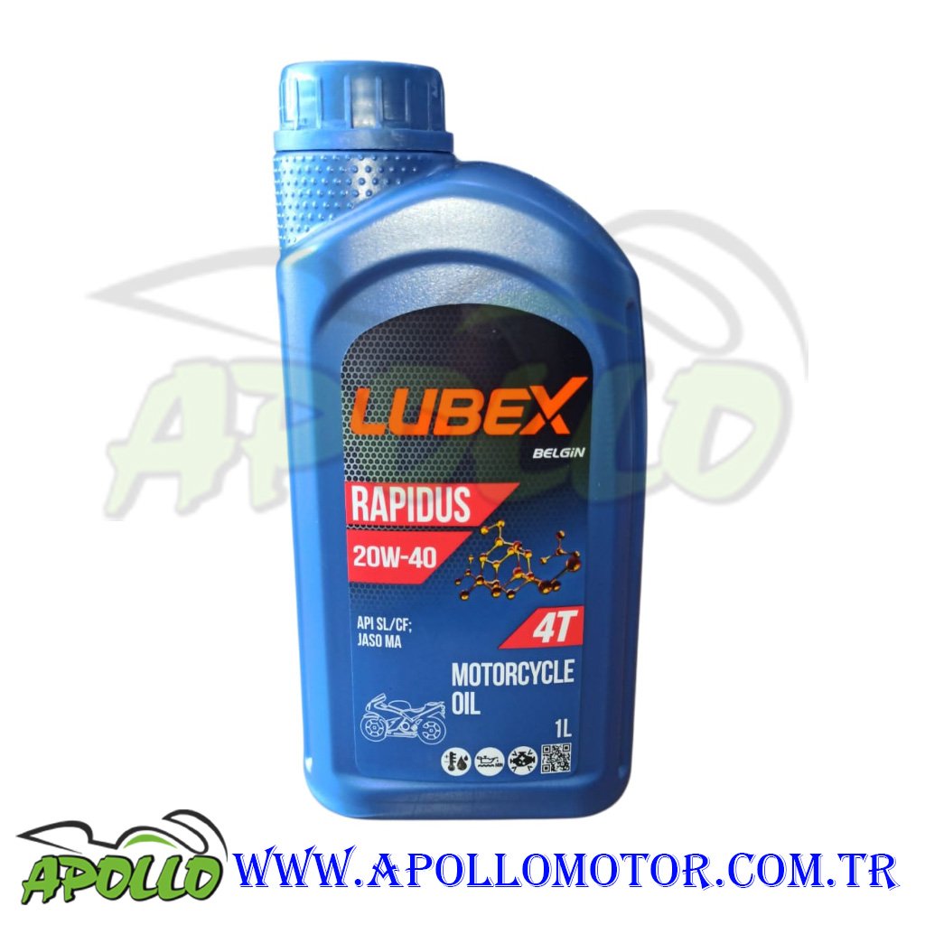 LUBEX 4T 20 W - 40 1 LİTRE MOTOSİKLET YAĞ